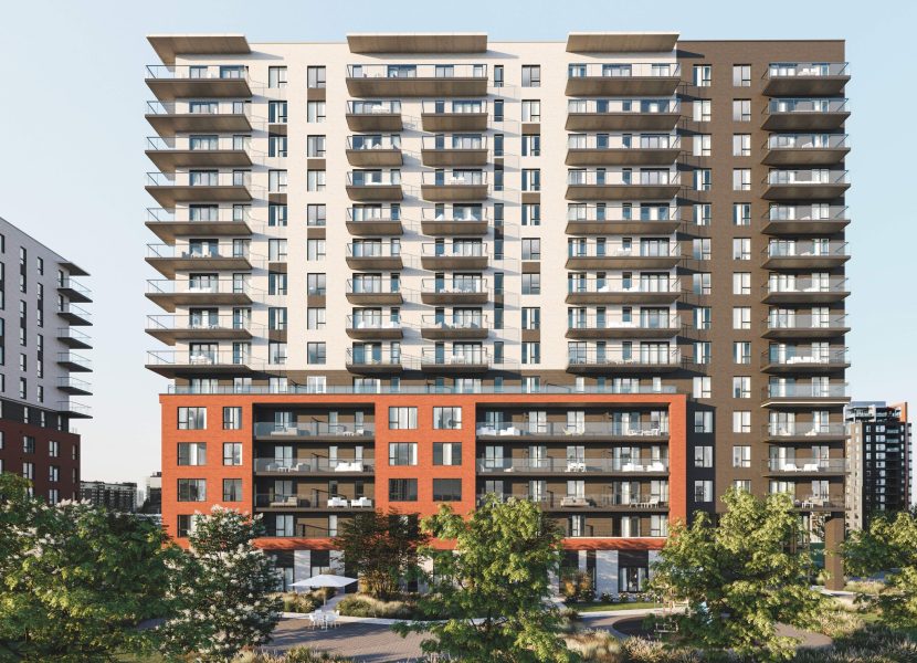 Nous joindre Mostra Centropolis appartements à louer Laval immeuble extérieur